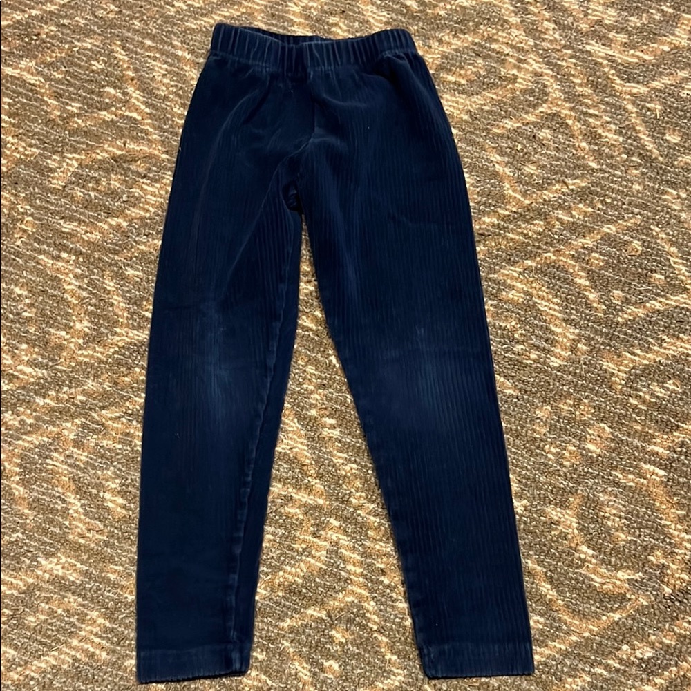 Hanna Andersson Blue corduroy Leggings Comfortable Versatile